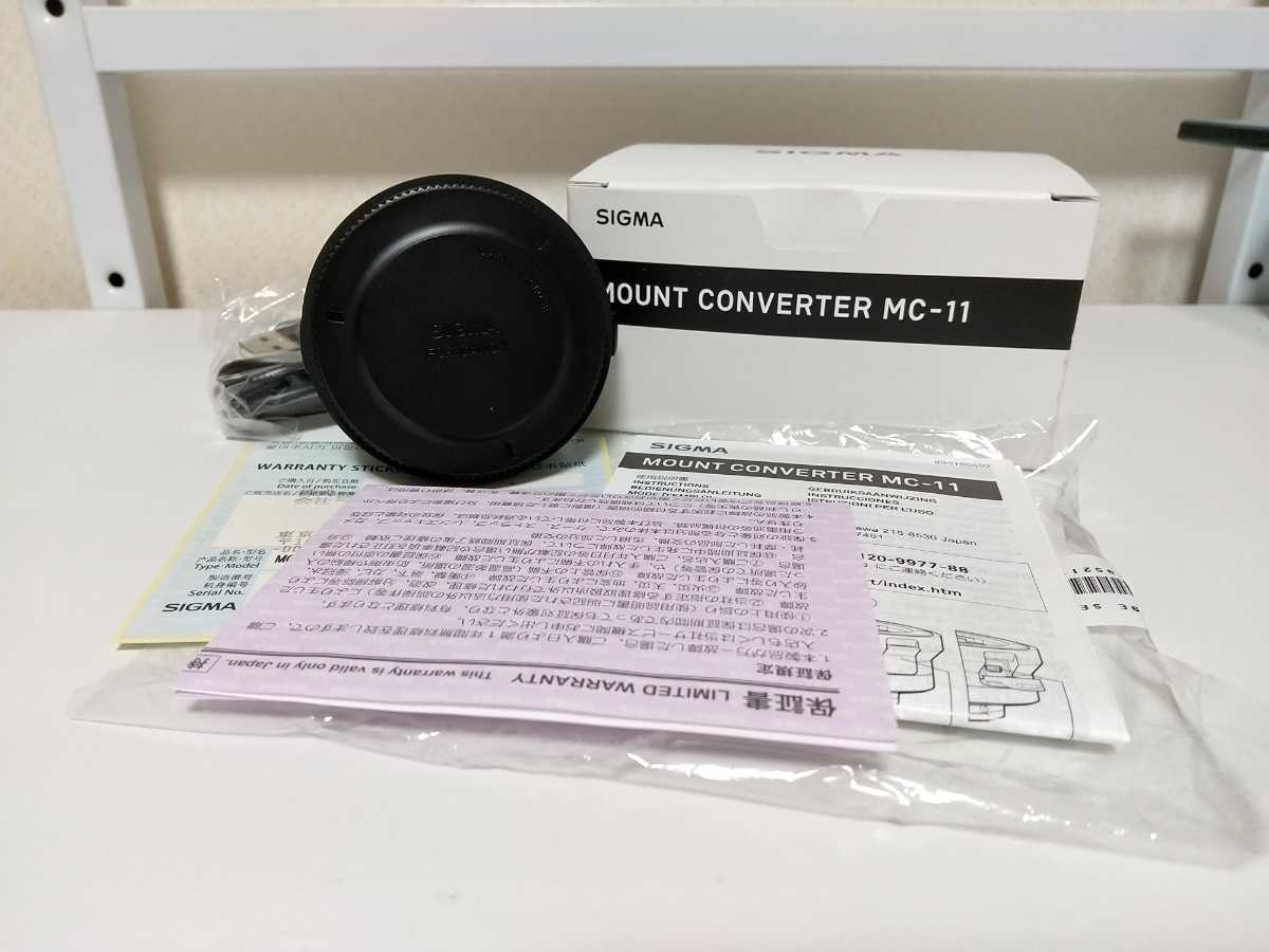 連絡用 SIGMA MC-11 マウントコンバーター MOUNT CONVERTER CanonEFマウントを