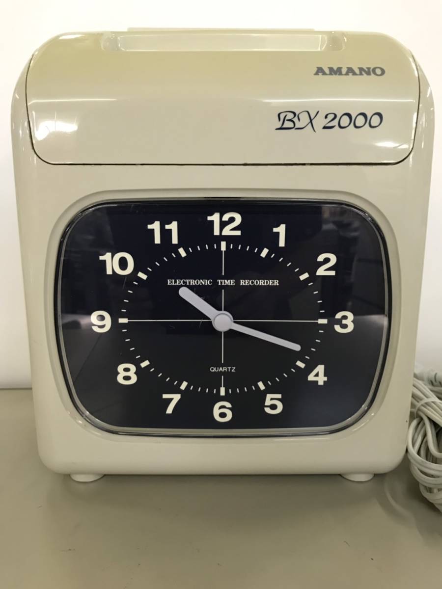 AMANO BX2000 アマノ 電子タイムレコーダー タイムレコーダー 興仲x467