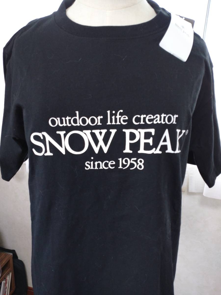 【得価，新作登場】 スノーピーク60週年記念Ｔシャツ Ｌサイズ タグ付き ＳＮＯＷＰＥＡＫ ブラック(半袖Tシャツ)｜売買されたオークション情報、yahooの商品情報をアーカイブ公開 - オークファン 男性用