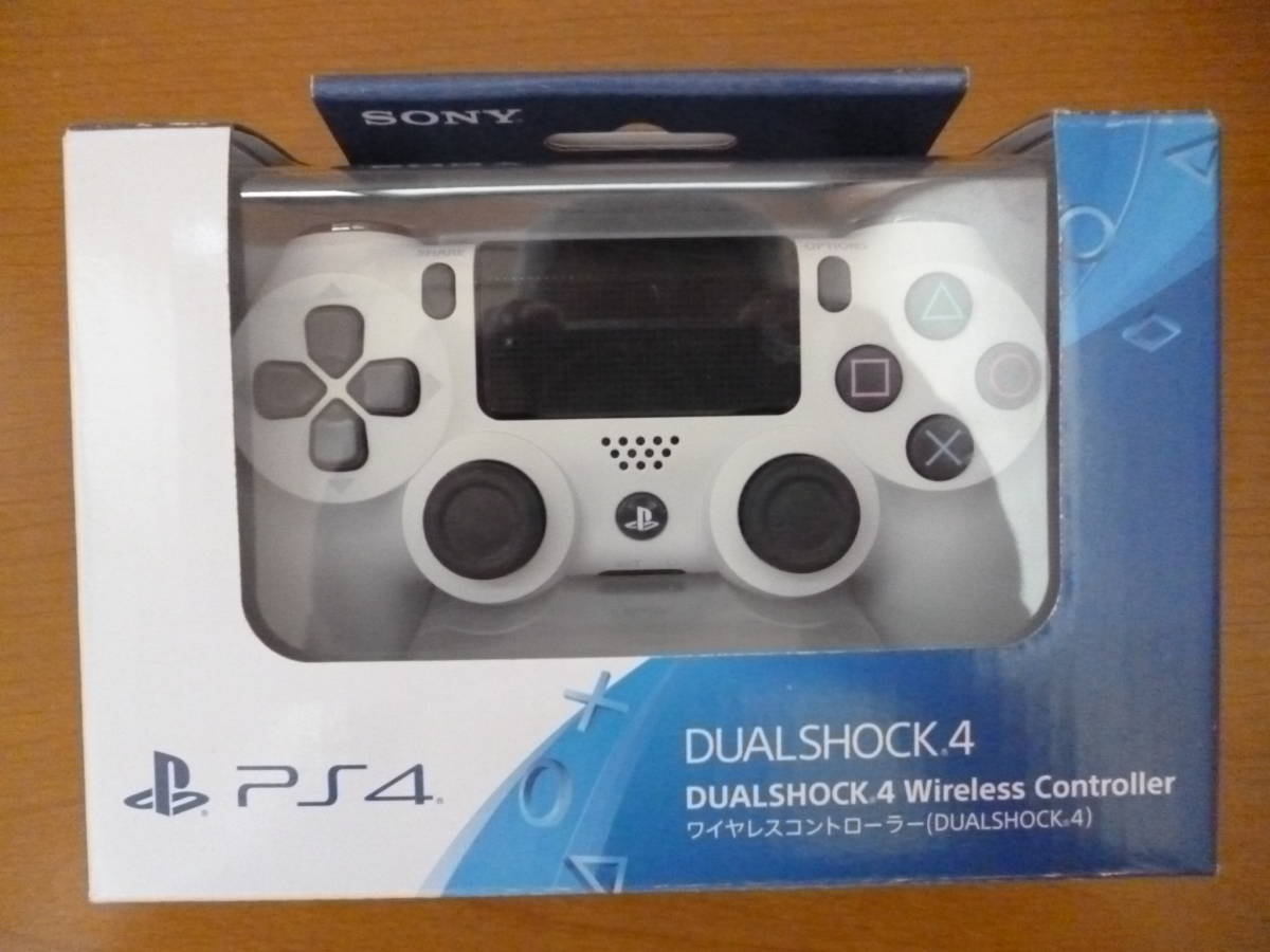 新品未開封品♪SONY純正♪DUALSHOCK4♪デュアルショック♪グレイシャーホワイト♪