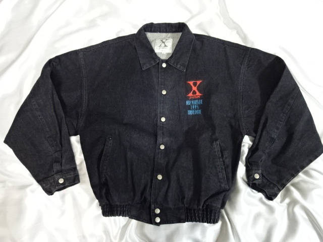 X JAPAN 1994年 関係者配布 非売品 ジージャン Lサイズ BROCKUMタグ