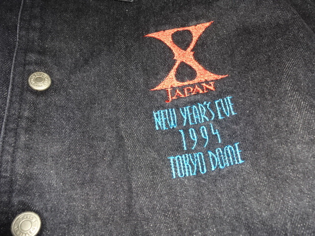 X JAPAN 1994年 関係者配布 非売品 ジージャン Lサイズ BROCKUMタグ
