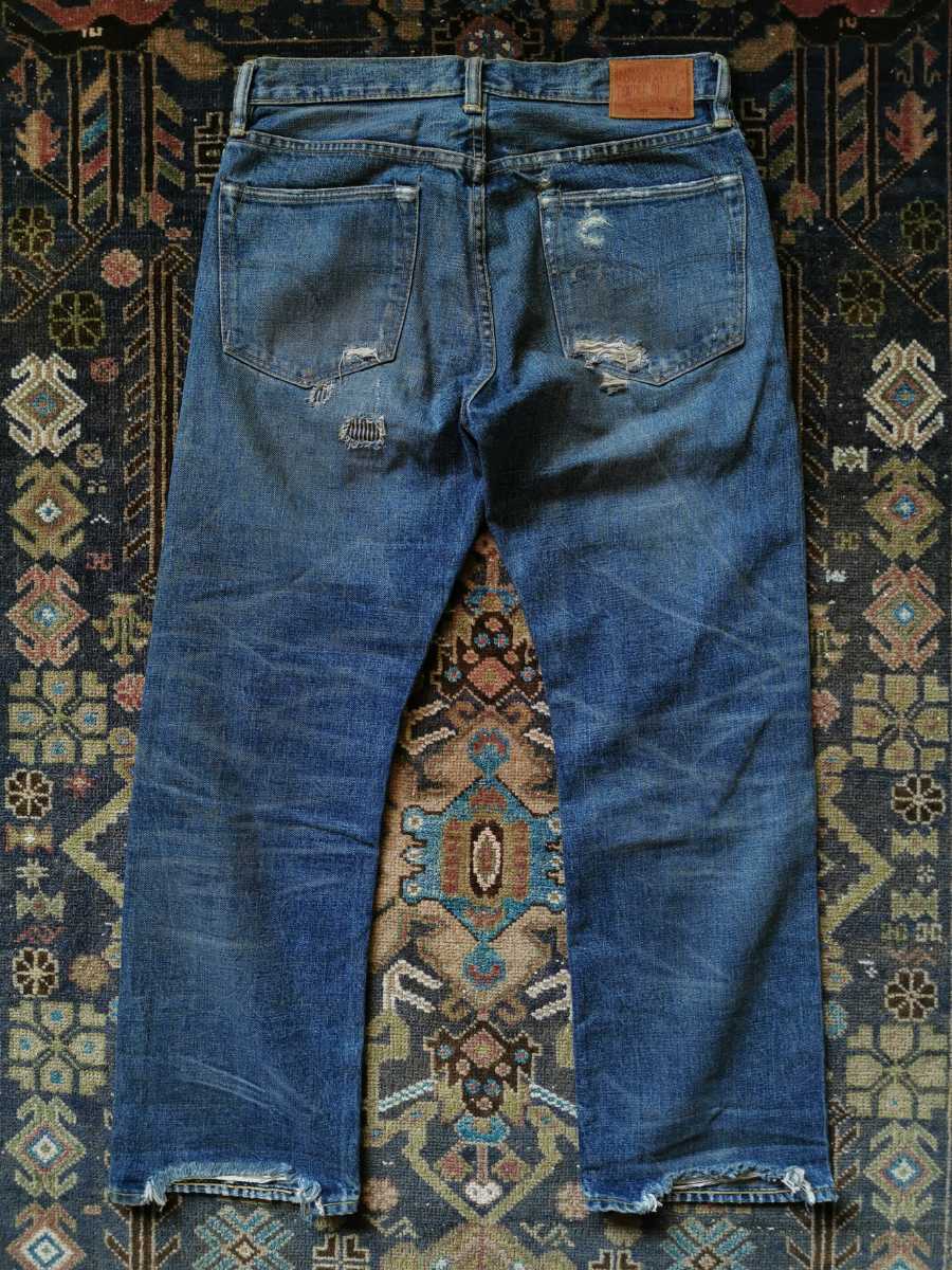 RRL 世界24本限定 F&Eコラボ Limited Edition STRAIGHT LEG JEAN 