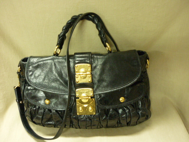 H29☆税込☆美品・ miumiu(ミュウミュウ)・【 ハンド/ (2Way