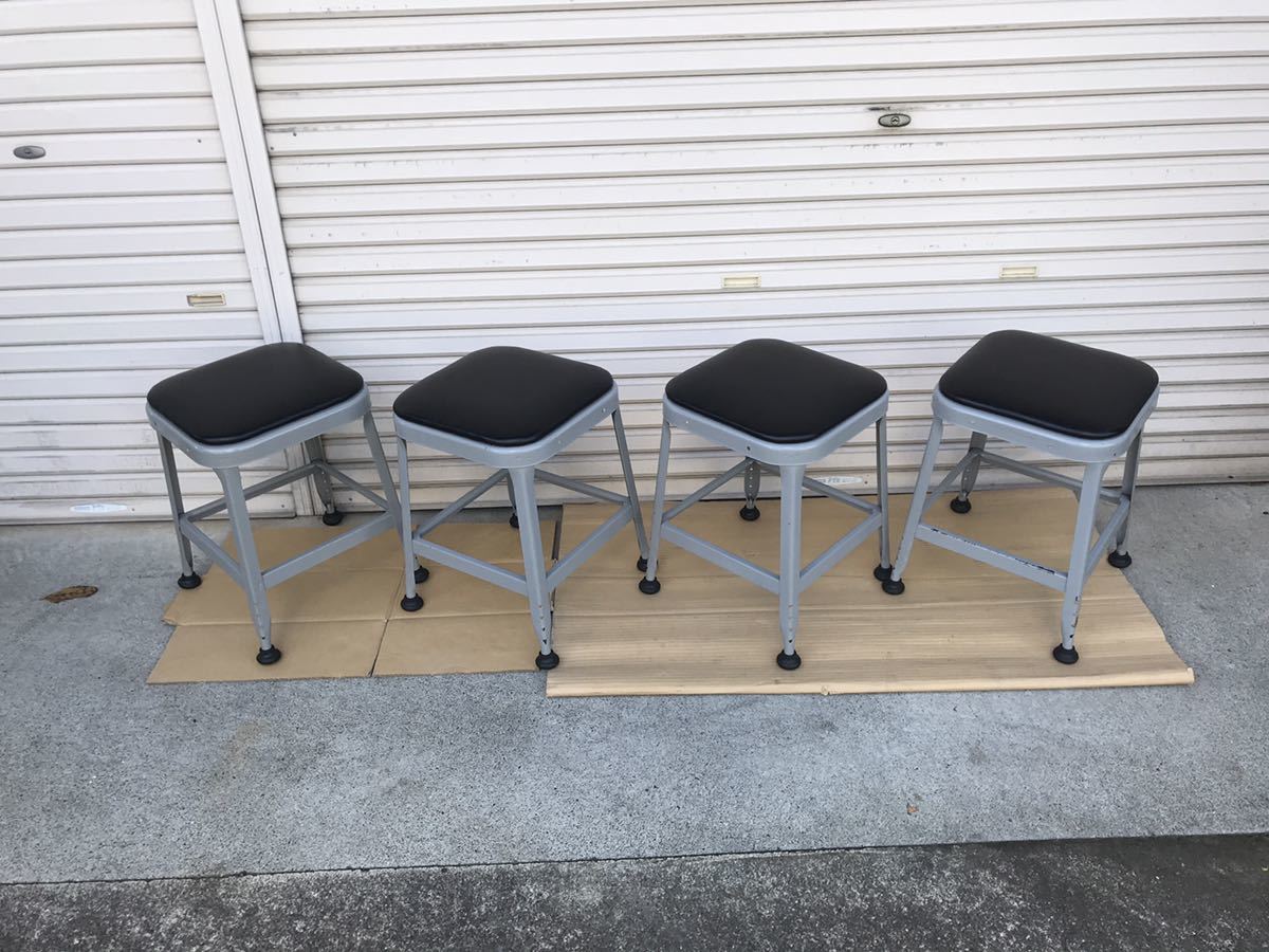 Metal LYON Stool CUSHION FOR Products,LYON 中古 LYON FACTORY STOOL