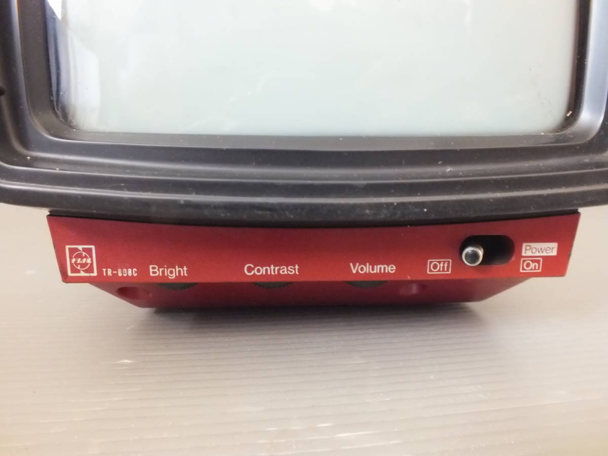 National Sportsman 808 赤いブラウン管テレビ