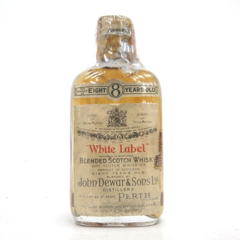  デュワーズ ホワイトラベル 8年 ミニボトル 50ml 箱なし(スコッチ)｜売買されたオークション情報、yahooの商品情報をアーカイブ公開 - オークファン スコッチ