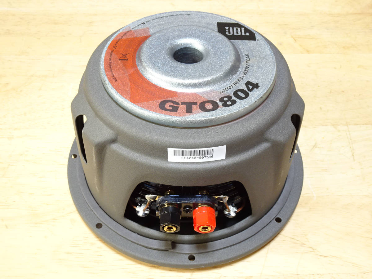 JBL GTO804 : サブウーファー 20cm Jbl スピーカー 車＆バイク