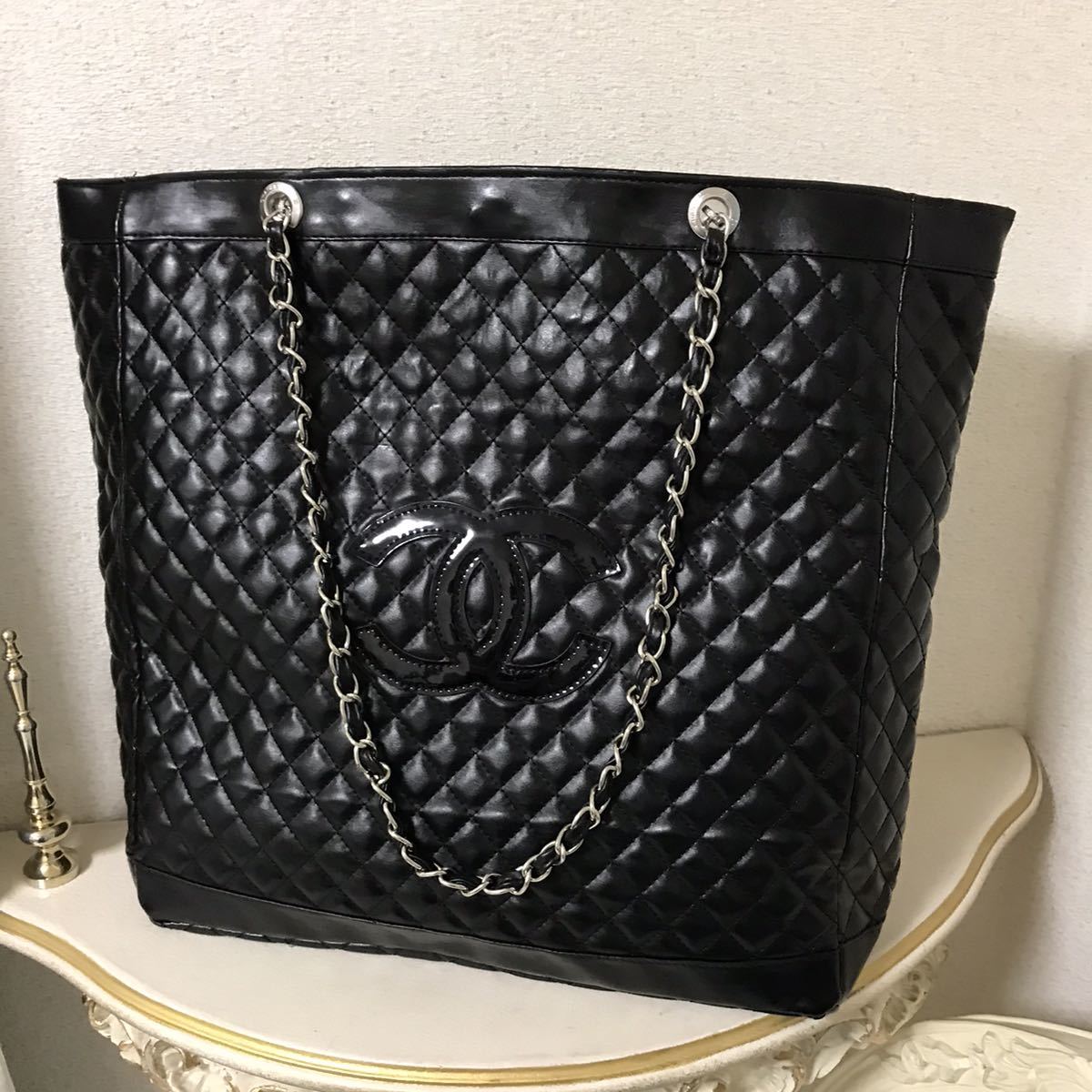 新品 未使用 シャネル CHANEL マトラッセ ブラック 黒 チェーンバッグ