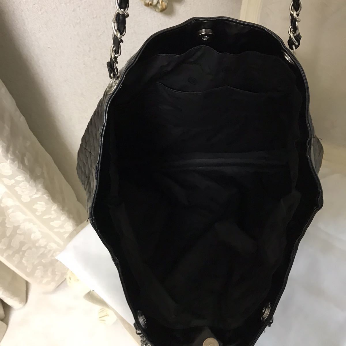 新品 未使用 シャネル CHANEL マトラッセ ブラック 黒 チェーンバッグ