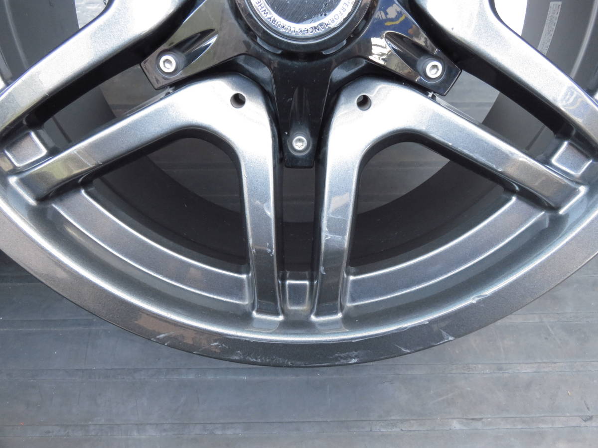 ランドクルーザープラドに JAOS VICTRON ASTELLA CM-02 8-17 +25 PCD139.7 6H 中古アルミホイール4本