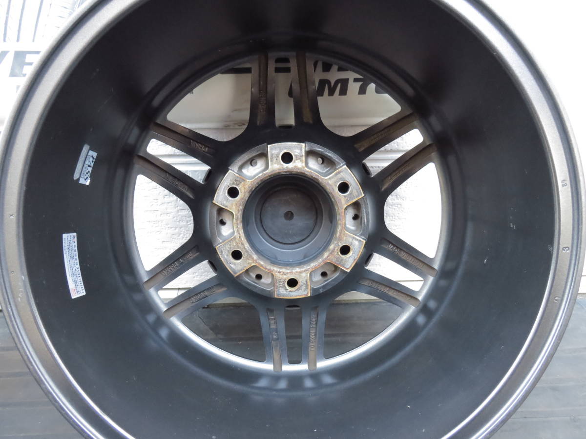 ランドクルーザープラドに JAOS VICTRON ASTELLA CM-02 8-17 +25 PCD139.7 6H 中古アルミホイール4本