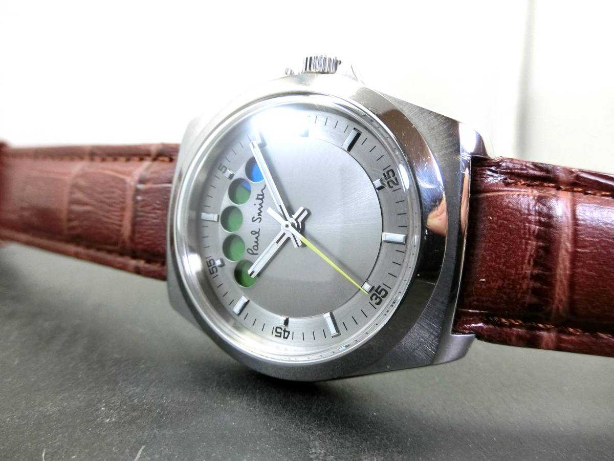 お勧め！電池新!美品！3.8万】ポールスミス腕時計カラーディスクpaul