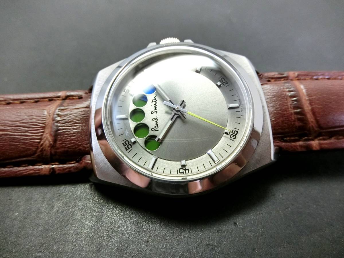 Paul Smith ポールスミス メンズ 腕時計 新品電池 フリーサイズ オンラインストア日本 【お勧め！電池新!美品！3.8万】ポールスミス