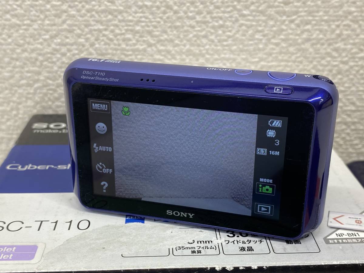 Sony DSC-T110 Digital Cyber-Shot Cyber-shot 16.1 Camera, Still 