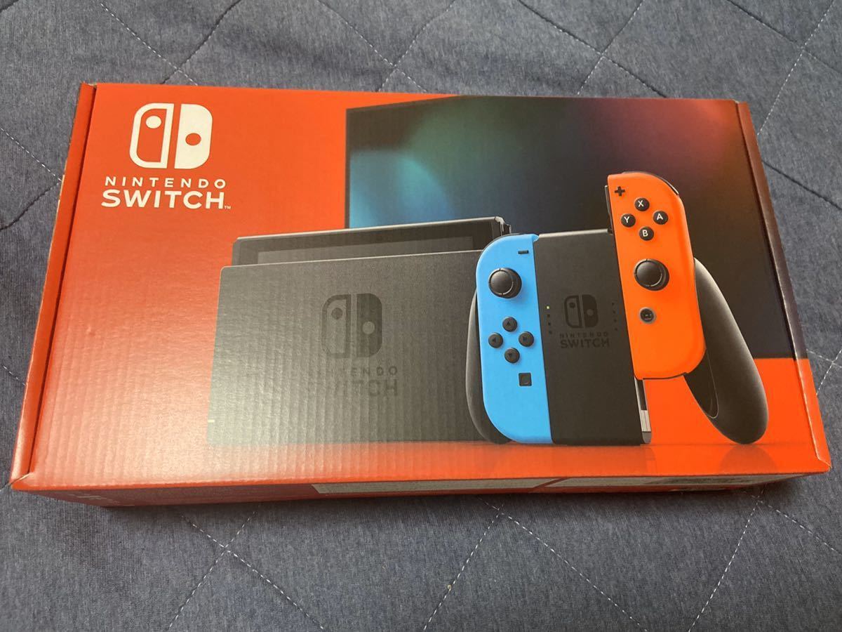 【新品未開封】Nintendo Switchネオンブルー・ネオンレッド 新品未開封] 6/14購入 ネオンブルー ネオンレッド Nintendo Switch