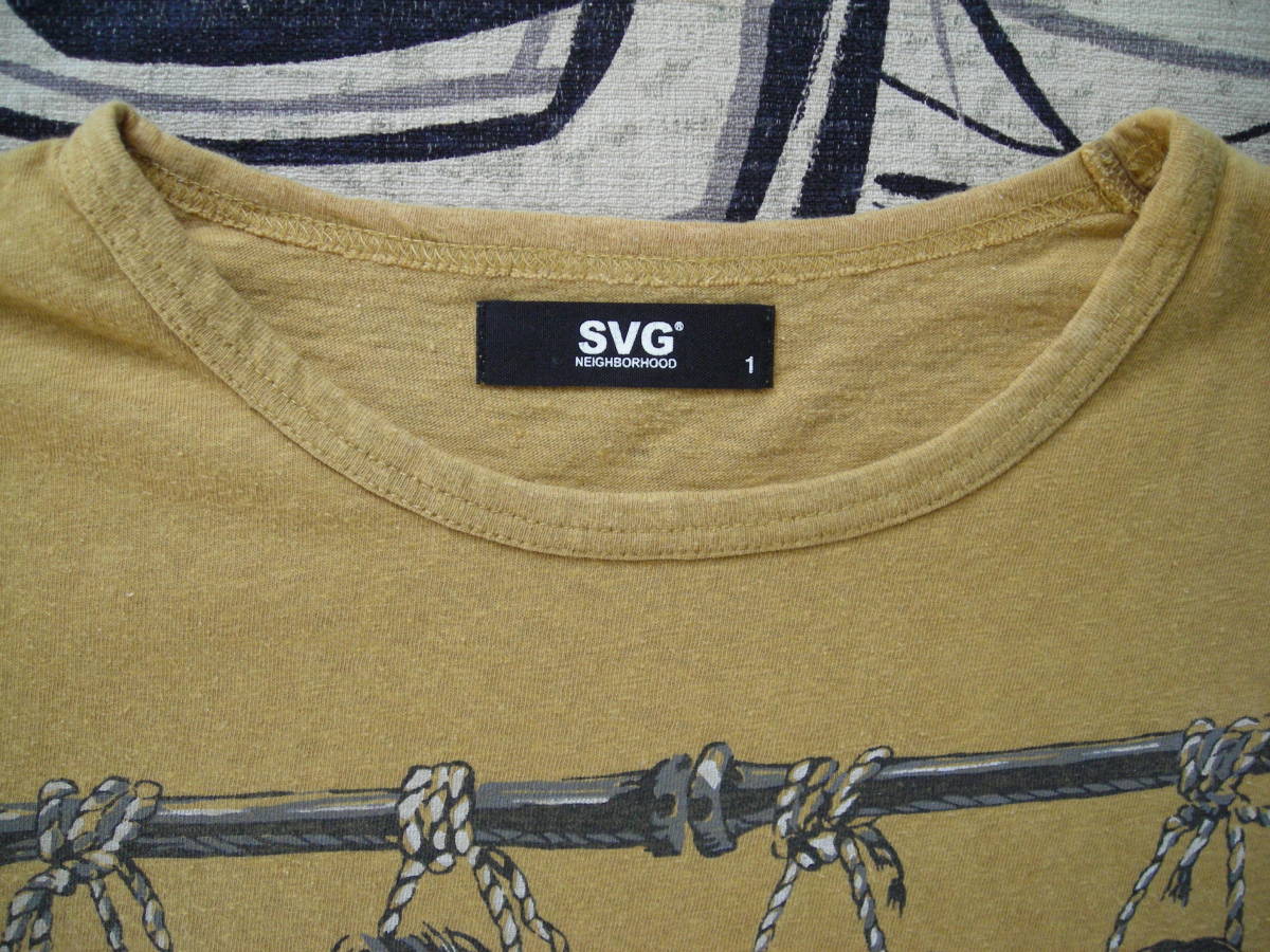 SVG NEIGHBOHOOD ネイバーフッド 生首 干し首 処刑 両面 プリント T