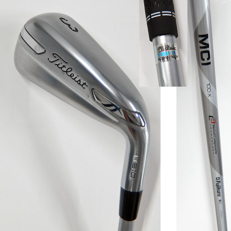 限定SALE，定番人気 現行モデル Titleist タイトリスト U 510 Utility Iron / #3 メーカーカスタム MCI 100 FLEX-X 仕様 注意有り(タイトリスト)｜売買されたオークション情報、yahooの商品情報をアーカイブ公開 - オークファ 男性右きき用