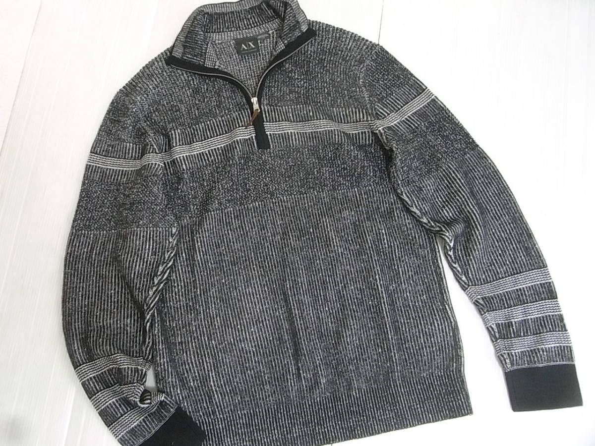 ARMANI EXCHANGE アルマーニエクスチェンジ ハイネック ハーフジップ 