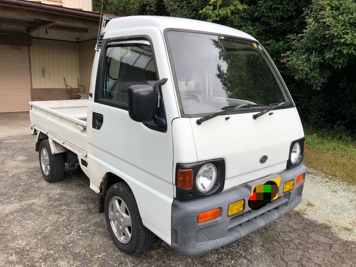 サンバートラック スバル 4WD 赤帽 平成10年 車検2年付き 5速 SUBARU 