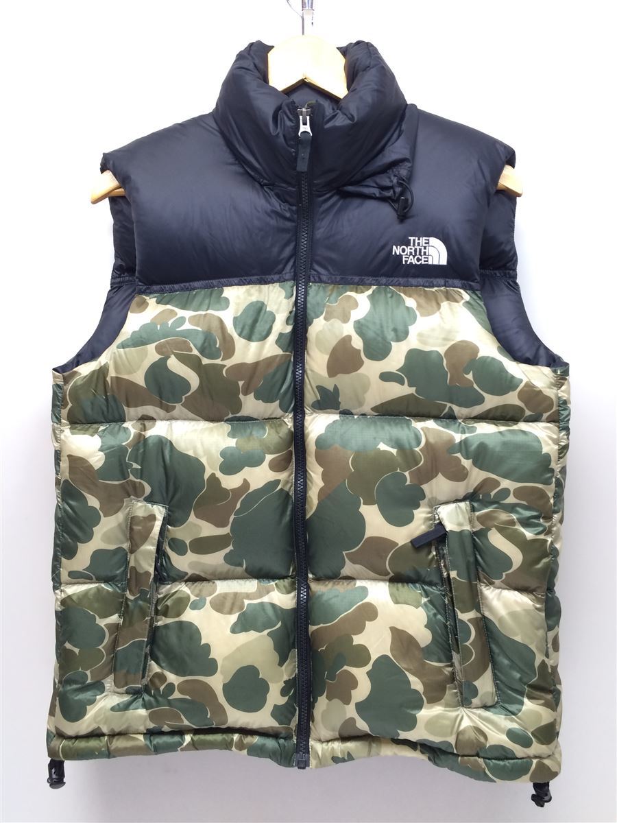 安い，人気SALE THE NORTH FACE NUPTSE VEST/ヌプシ/ダウンベスト/L/ナイロン/カーキ/カモフラ/ND91309(ベスト)｜売買されたオークション情報、yahooの商品情報をアーカイブ公開 - オークファン 男性用