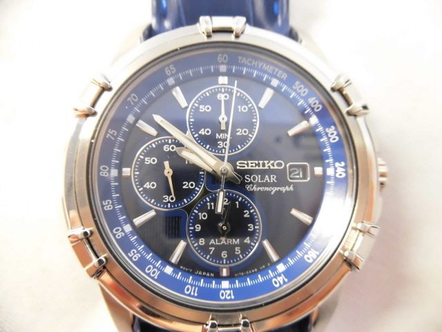 ジャンク扱い♪SEIKO ソーラー V172-0AJ0 セイコー ジャンク腕時計