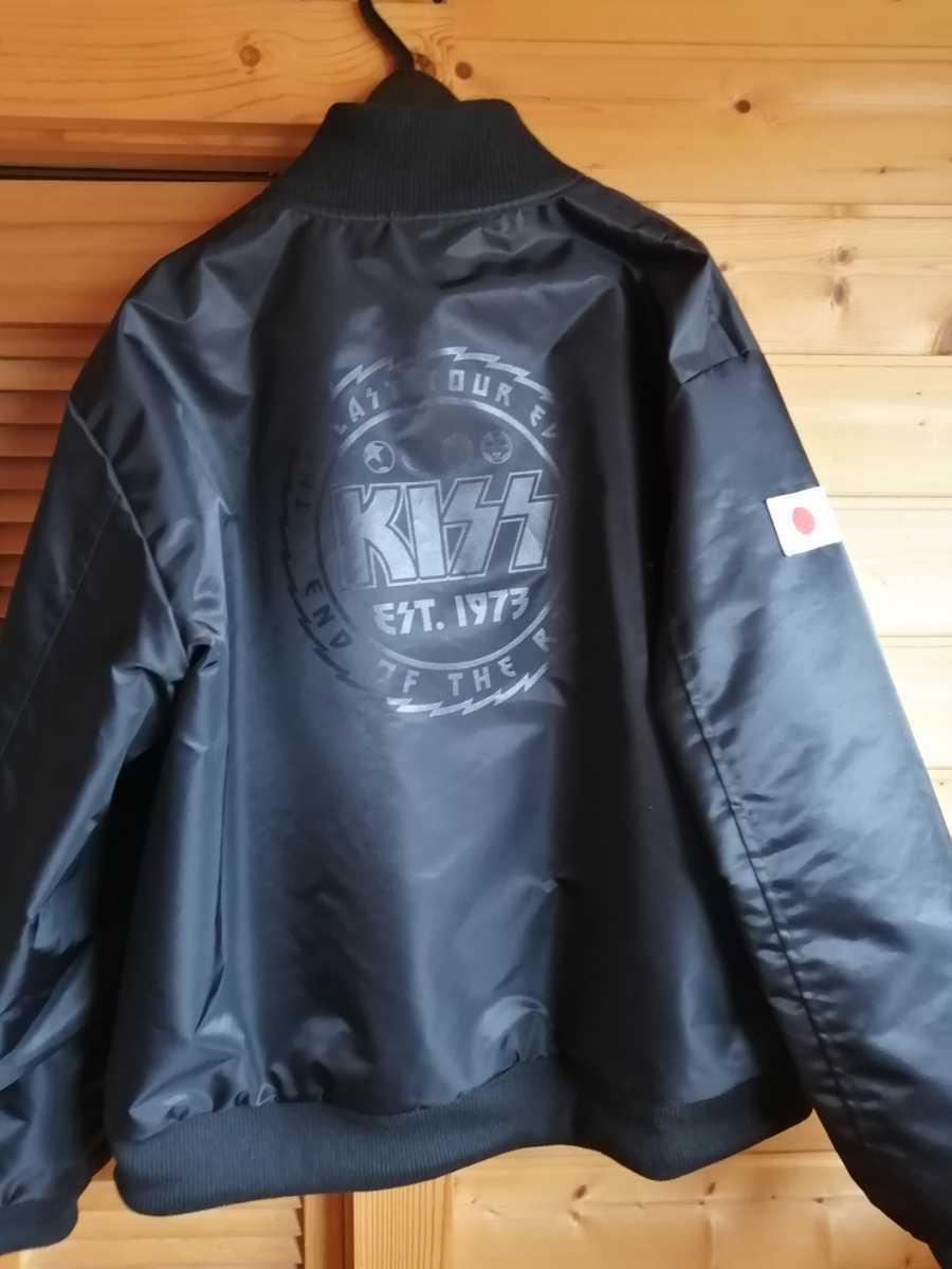 KISS MA-1 2019end of the road 会場限定未使用品　L KISS END OF THE ROAD KISS MA-1ジャケット