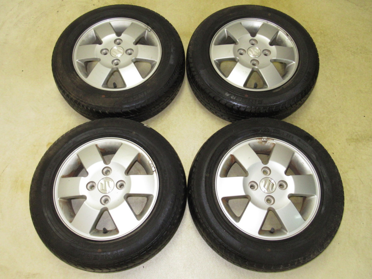 1円スタート売切り！スズキDA64Wエブリィワゴン純正 4.5J-13 off+50