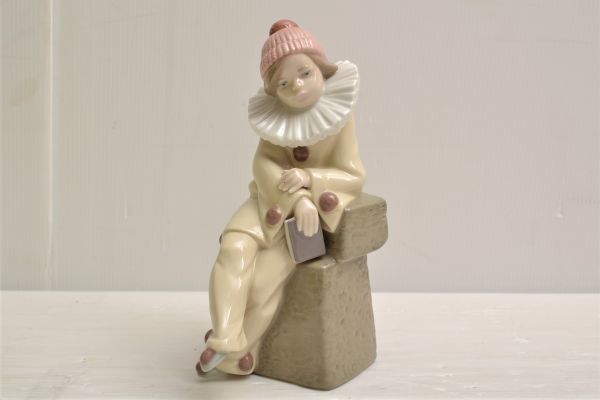 S192K15T//LLADRO リヤドロ 5203 LITTLE JESTER 小さな道化師 陶器人形