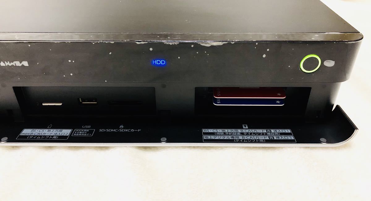 東芝 TOSHIBA REGZA DBR-M490 ブルーレイディスクレコーダー タイム