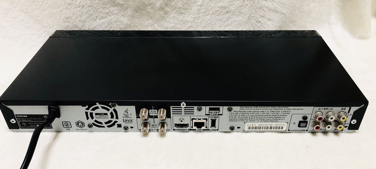 東芝 TOSHIBA REGZA DBR-M490 ブルーレイディスクレコーダー タイム