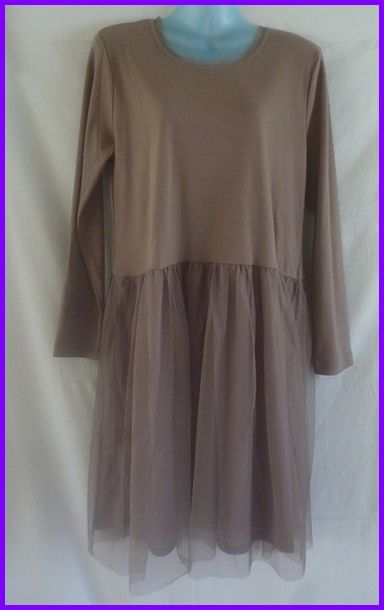 M Index Magic インデックスマジック 長袖ワンピースorチュニック 茶 サイズll Xlサイズ以上 売買されたオークション情報 Yahooの商品情報をアーカイブ公開 オークファン Aucfan Com