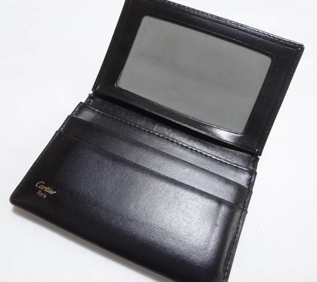 カルティエ 1円 Cartier レザー □美品□ マストライン カードケース