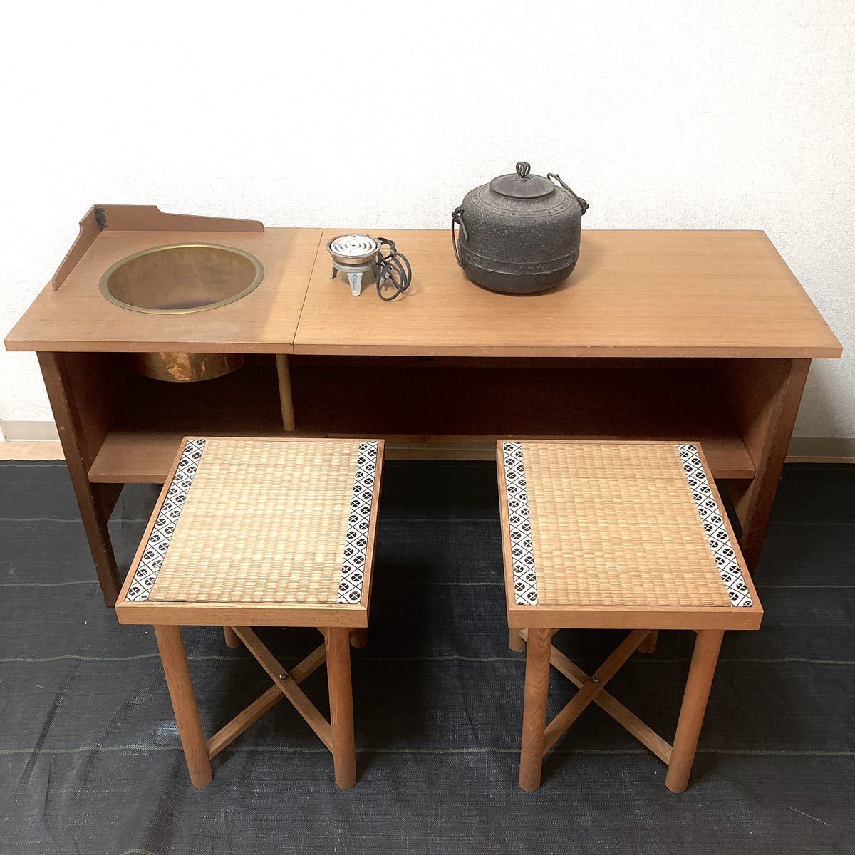 茶道具 立礼」工芸品の落札相場・落札価格 棚 - 御園棚 Yahoo 