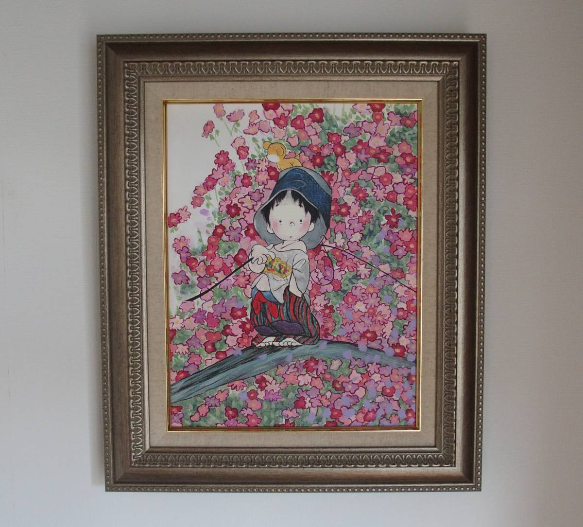 □中島潔◎《油彩絵画》肉筆額装 模写《F6号》 【公式通販】