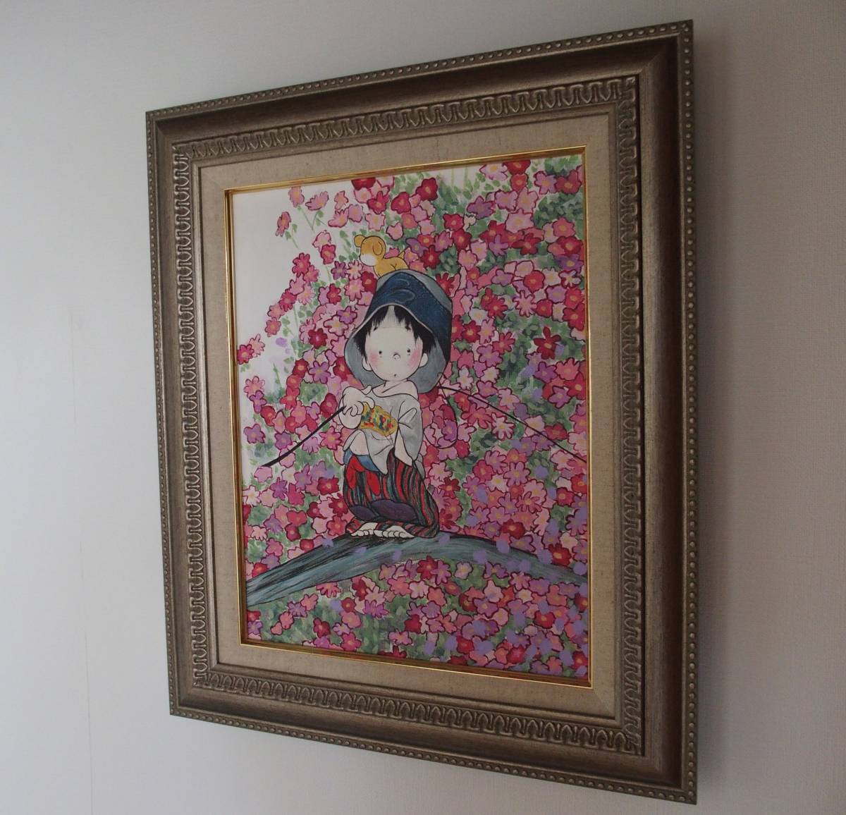 □中島潔◎《油彩絵画》肉筆額装 模写《F6号》 【公式通販】