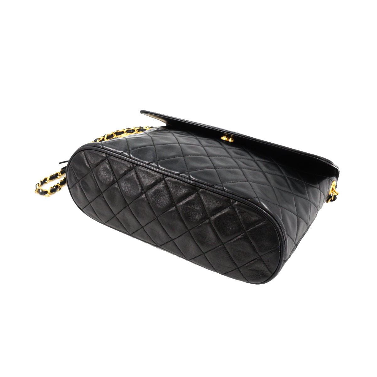 1円□ 訳あり シャネル CHANEL マトラッセ フリンジ チェーン 
