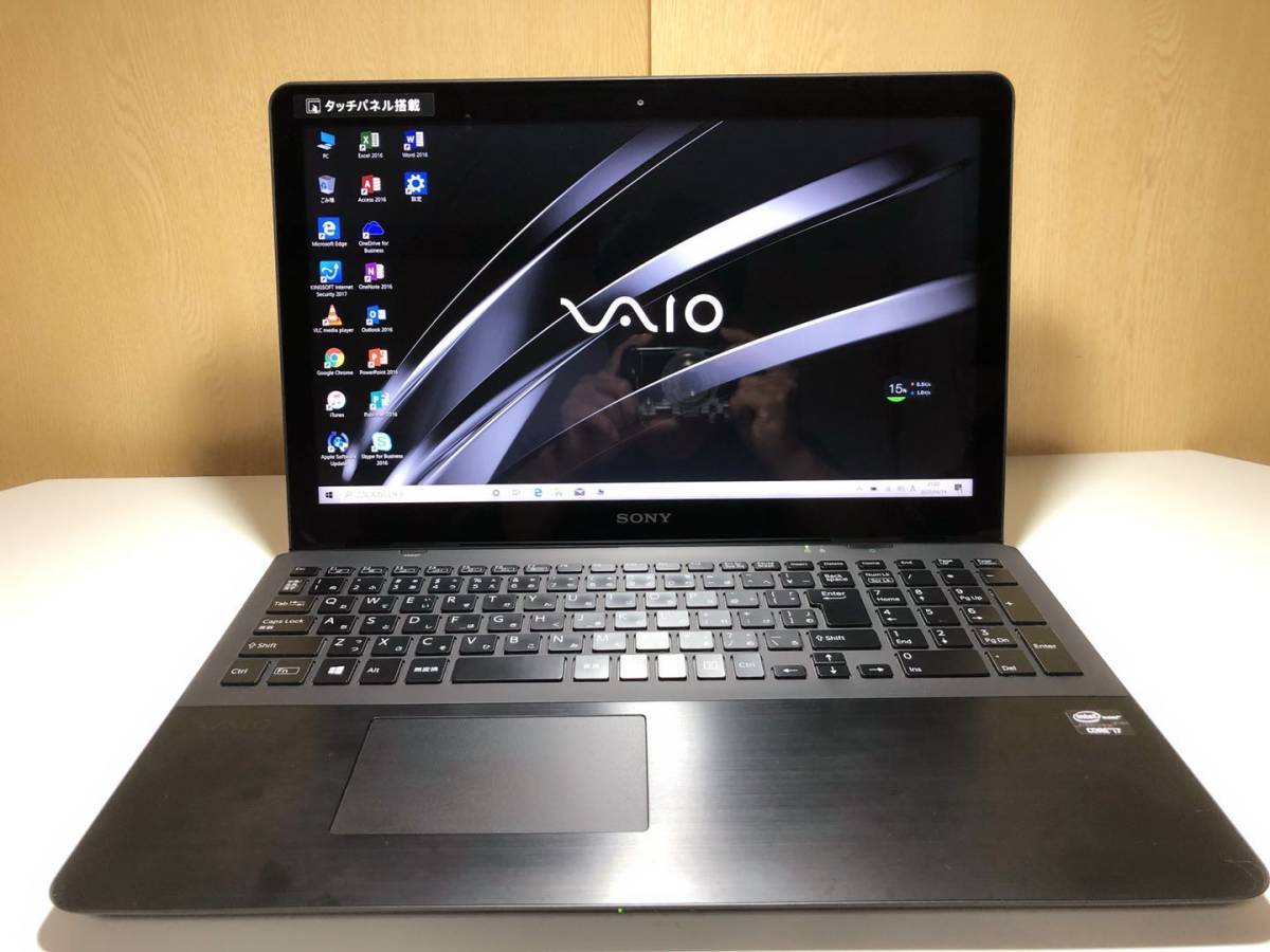 SONY VAIO SVF15AC1CN corei7タッチパネル 盛りだくさんHD液晶 VAIO