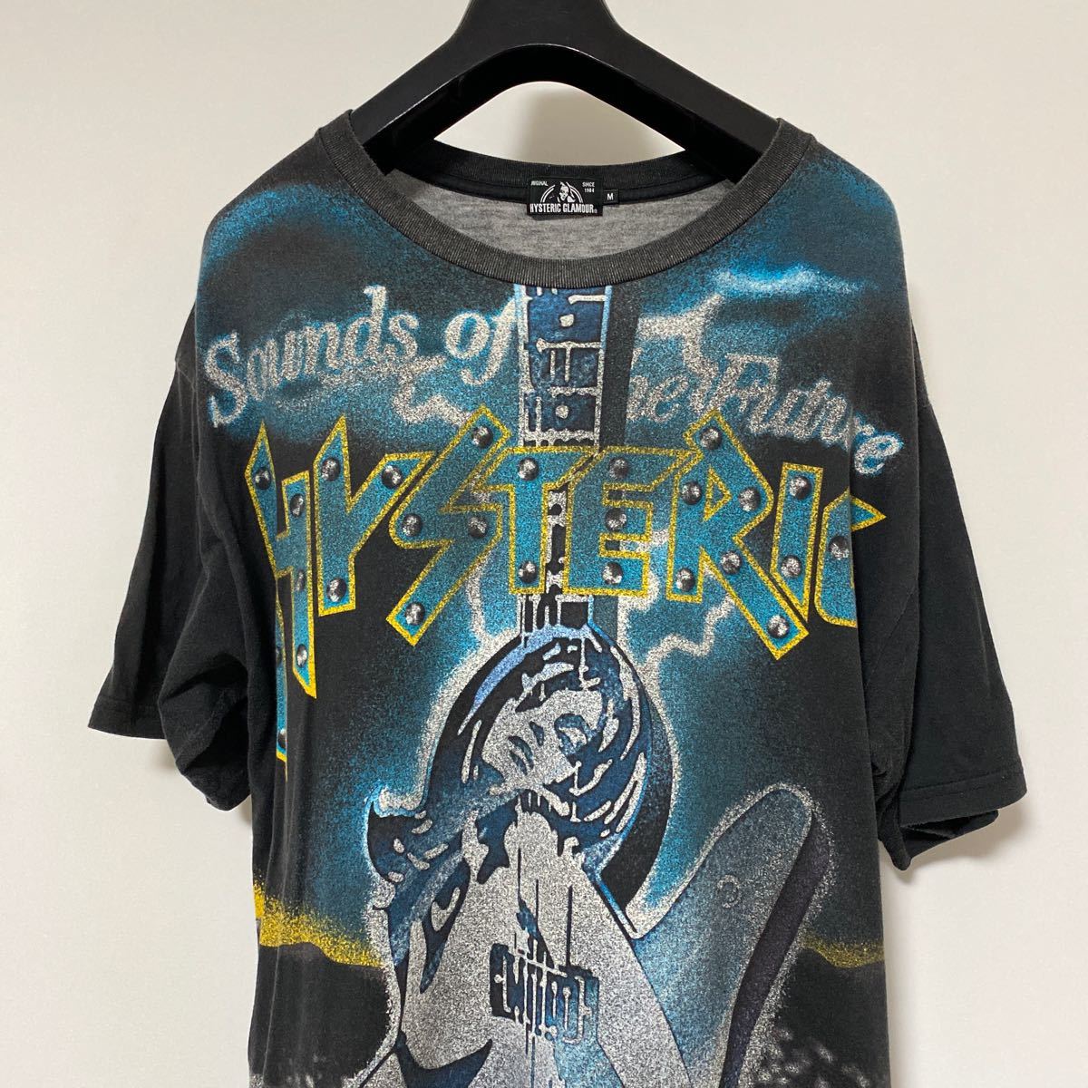 美品 ヒステリックグラマー ギター ガール T シャツ M hysteric (M 