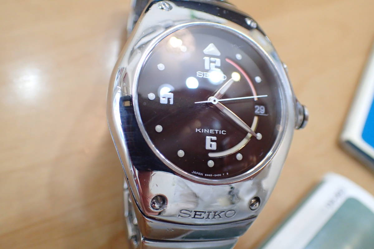 貴重 附属品あり◇SEIKO/セイコー ◇キネティック アークチュラ 5M42 