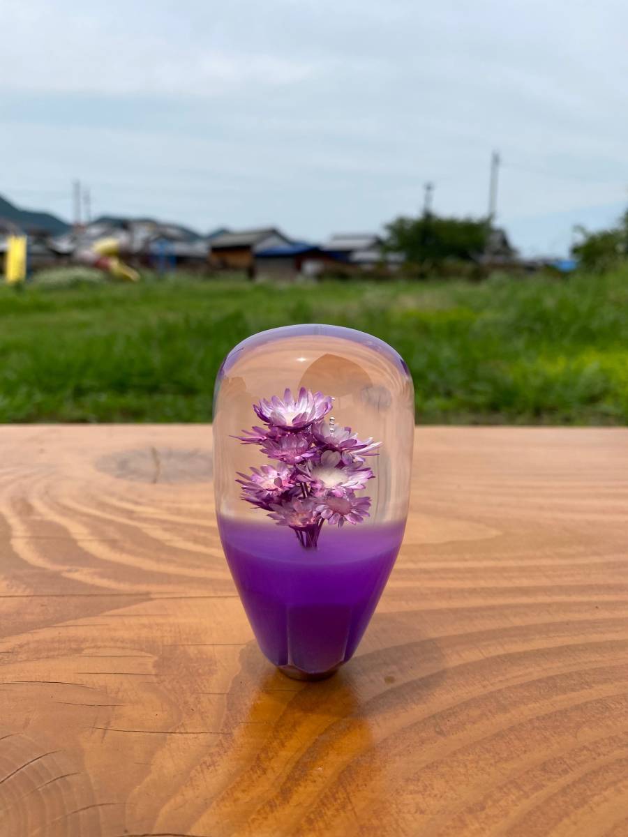 【新品，SALE】 今回だけ 水中花 シフトノブ 紫 短め デコトラ レトロ(内装)｜売買されたオークション情報、yahooの商品情報をアーカイブ公開 - オークファン 内装
