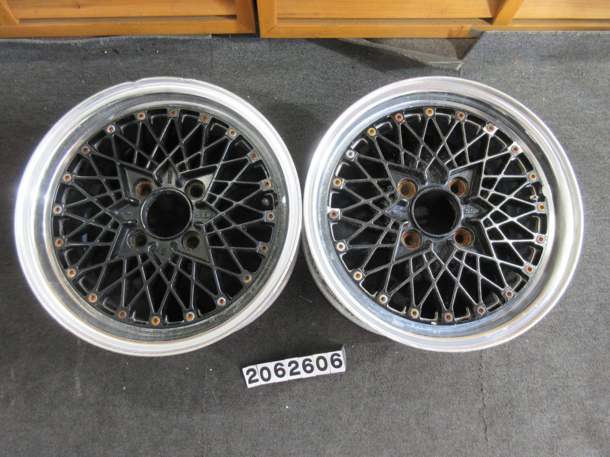 SSR メッシュ当時物15インチ7J+38 4穴pcd114.3 JDM