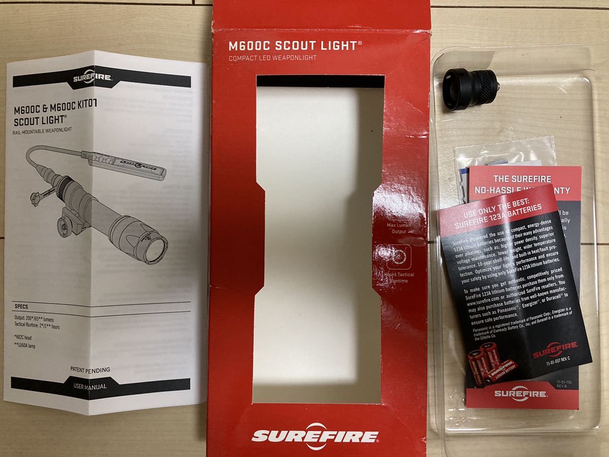 実物 SUREFIRE シュアファイア M600C スカウトライト M4 AR-15 実物 SUREFIRE シュアファイア M600C スカウトライト M4 AR-15
