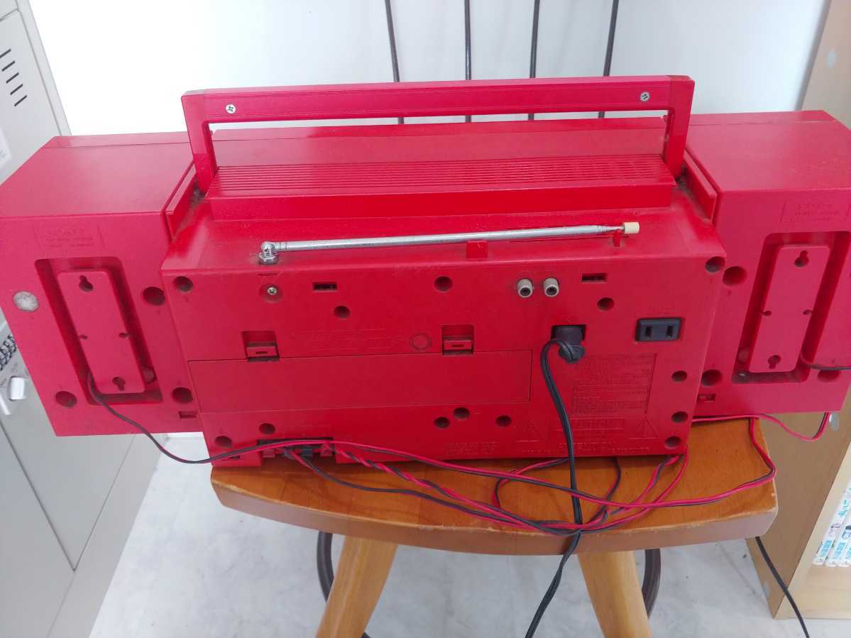 ジャンク・SONY CFS-W600 カセットデッキ・レトロ・ラジカセ CFS-W600 SONY ソニー ダブルラジカセ ジャンク・SONY - カセット