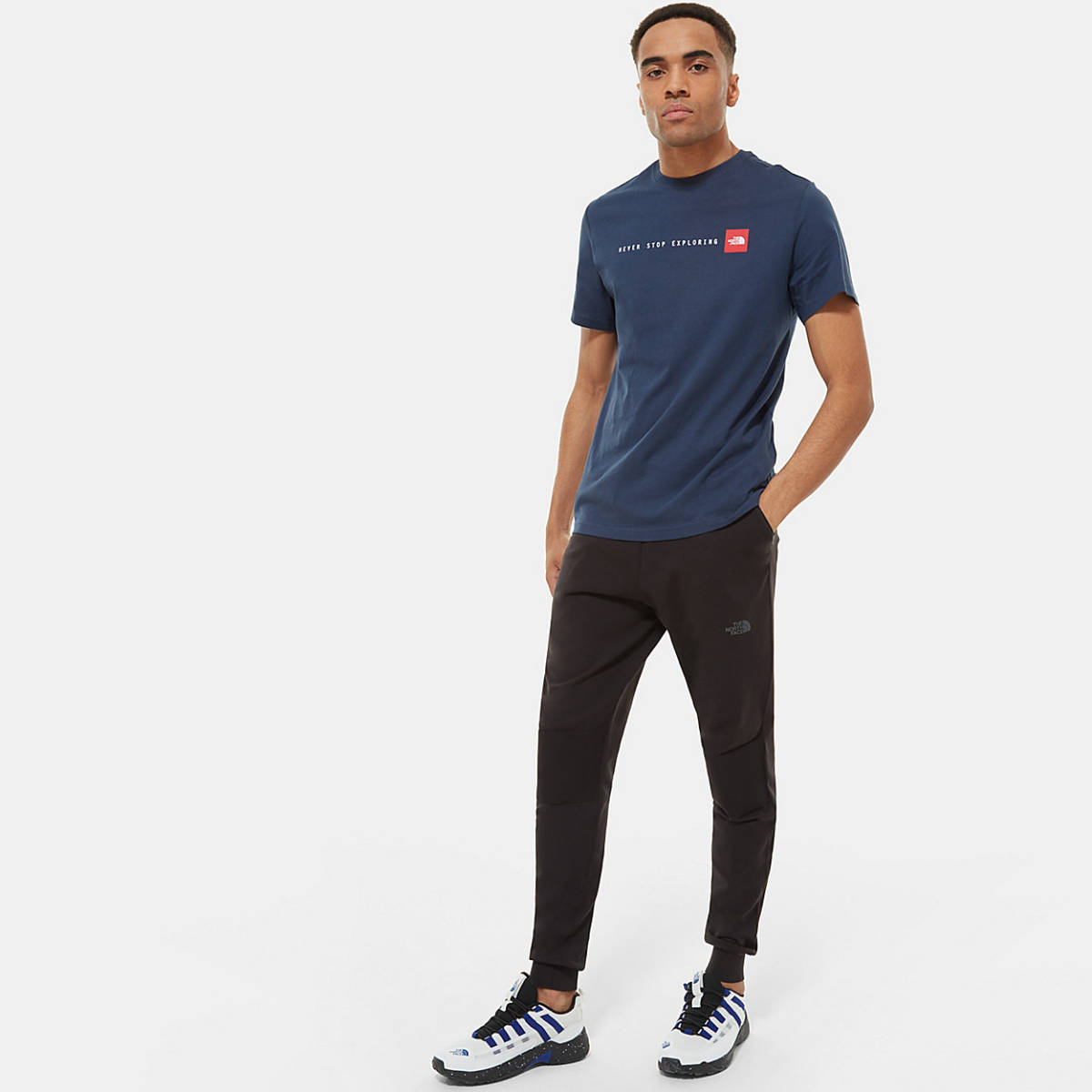 Men's Nse T-Shirt◆ブルーSサイズ海外◆THE NORTH FACE ザ ノース フェイス◆半袖Tシャツ◆タグ付き正規品◆匿名配送 NSE THE NORTH NF0A812H MEN\u0027S カーキ