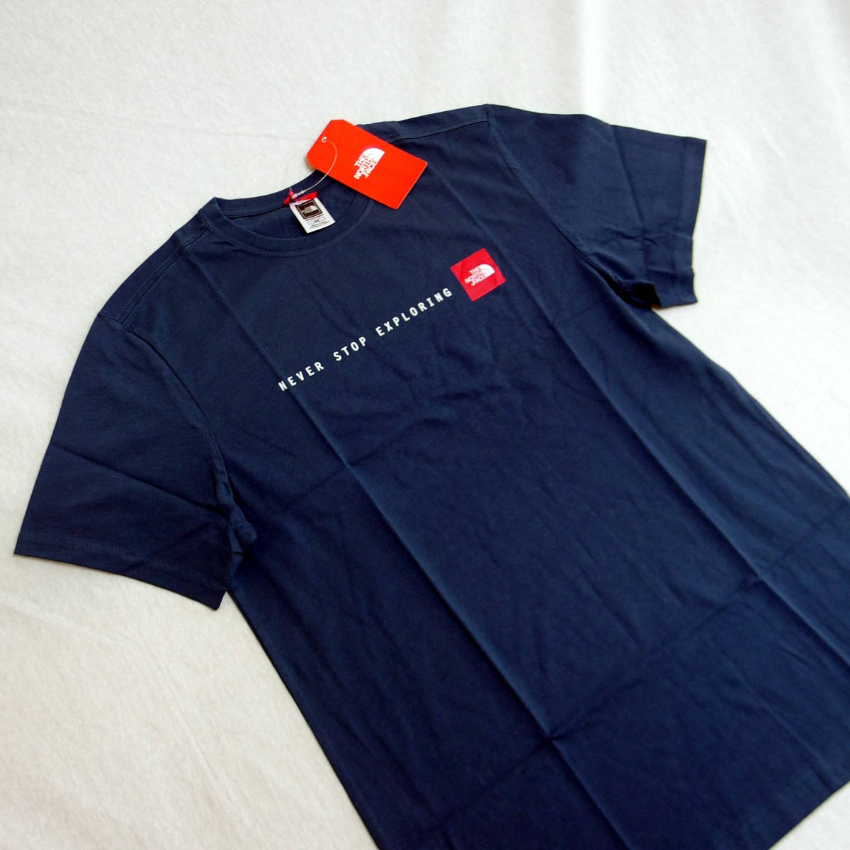 Men's Nse T-Shirt◆ブルーSサイズ海外◆THE NORTH FACE ザ ノース フェイス◆半袖Tシャツ◆タグ付き正規品◆匿名配送 NSE THE NORTH NF0A812H MEN\u0027S カーキ