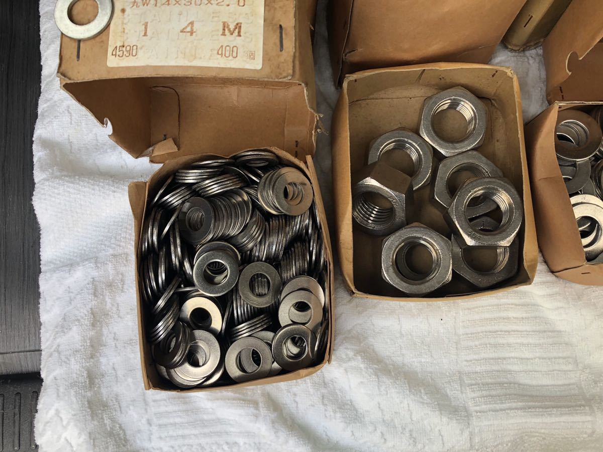 ステンレス　SUS M30 M20 M16 M14 六角ボルト　ナット　ワッシャー_6