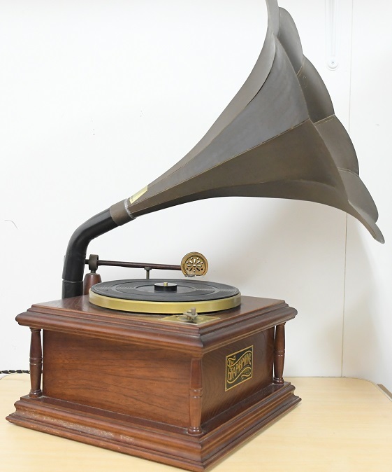 蓄音機 - アンティーク レコード ラッパ GRAPHOPHONE グラモフォン THE