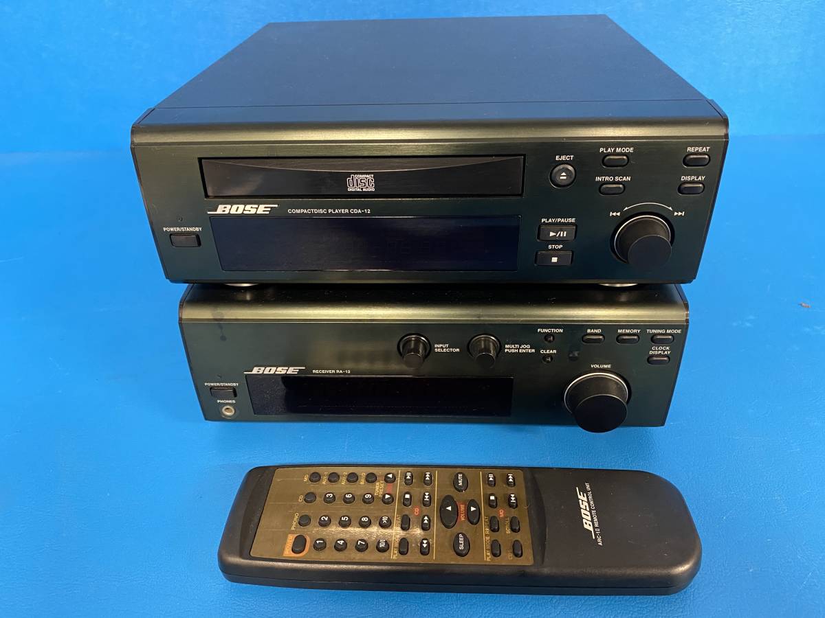 BOSE RA-12 CDA-12 ミニコンポ セット 良品 ボーズ アメリカンサウンドシステム CDA-12 RA-12 MDA-12 BOSE