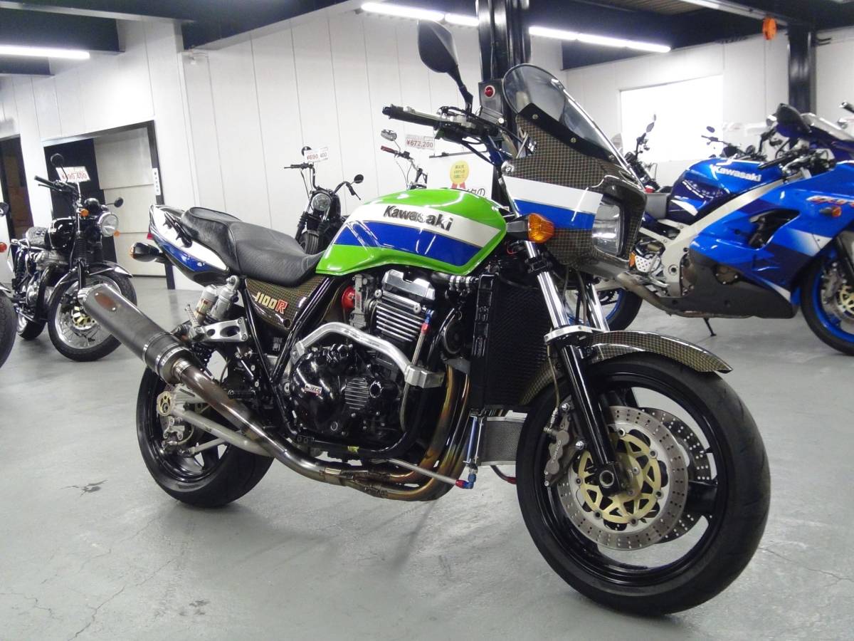 トレードマーク/suite ○カワサキ ZRX1100 1996年 22070km カスタム総額115万 カーボン外装